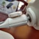 The white knob tightens holder assembly to prevent sagging