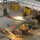 A Ki-45 fuselage at the Udvar-Hazy Center, next to a Japanese floatplane.