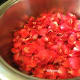 Rose petals to be filled with distilled water.