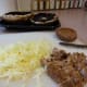 Chop up two precooked sausage patties into small pieces.