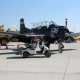 A T-28 at Dulles IAP, VA, September 2015.