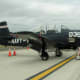 A T-28 in U.S. Navy markings at Dulles IAP, VA, September 2016.
