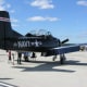 A T-28 at Dulles IAP, VA, September 2013.