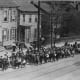 child laborers march during the Paterson, NJ silk weavers' strike