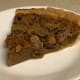 Slice of pecan pie