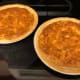 Pineapple coconut pies out of the oven