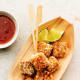 Coconut-crusted tofu