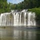 The second and the third tier of Tinuy-an Falls, Surigao del Sur, Philippines. Taken from the bridge.