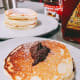 Pancake served with Nutella