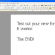 Test out your cool new font!