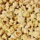 Glass gems popped popcorn