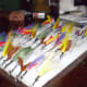 Various colorful salt water fishing lures