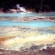 Beautiful colors are there to enjoy, but stinky fumaroles emitting sulfuric odors make one happy to keep moving along.
