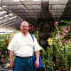 Photo of my husband at the Nani Mau Gardens
