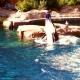 Orca whale performing