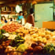 Fresh vegetables at farmer's market prices at Pike Place