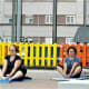 Exercise class on the promenade, Playa de las Canteras.