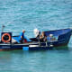 Fishermen off Playa de las Canteras.