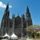 Impressive facade of Iglesia de San Juan Bautista, Arucas.