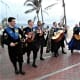 Musicians in traditional costume, Playa de las Canteras.