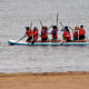 Water sports for school children at Playa de Las Alcaravaneras.