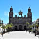 Catedral de Santa Ana dominates the squarte of the same name in Las Palmas.