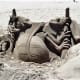 Canarian sand sculpture, Playa de las Canteras.