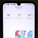 Roborock application displaying a map of the floor