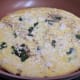 The omelet is ready to eat