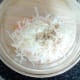 Combining grated white turnip and carrot