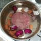 Ham is poached with flavourants