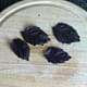Purple basil leaves