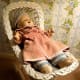 The doll Annette in her carriage
