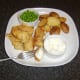 Cod flesh in the goujons is succulent and pearly white