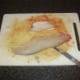 Trimming the codling fillet