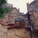 View looking up from the Upper Emerald Pool