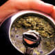 This is what Yerba Mate looks like when you're drinking it.