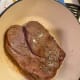 This is a 3.5 pound chuck roast. I think it is about the largest I can easily fit in my dutch oven. Any larger and I don't think I'd be able to lift it to flip or remove.