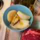 The char on the onions adds a lot of flavor to the dish.