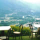 View during a farewell lunch in Valtellina