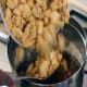 Use the same oil to fry the plantains. This will give the plantain a sweet and savory taste