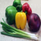 Vegetable mix - Bell peppers, onion, and spring onion