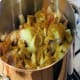 The first part of the cooking entails seasoning the chicken gizzards
