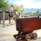 On the grounds of the museum at Furnace Creek Ranch in Death Valley