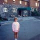 My niece in the parking lot
