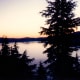 Sunrise from our room at the Crater Lake Lodge