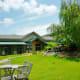 Lawn area behind the Brookwood Cafe & Gift Shop
