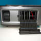 Dust filter can be removed for cleaning. Note the focus wheel at the left-hand side