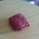 6. Fold the bottom one-third up so that you now have a square shape.