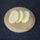 Potatoes are firstly peeled and sliced for chips